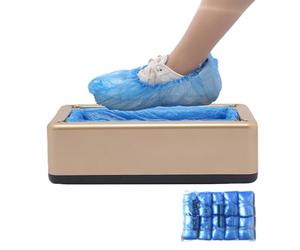 Kongou Dispensador Automático De Cubrezapatos, Dispensador Portátil De Cubrezapatos con 100 Cubrezapatos, Cubre Zapato Impermeable, Máquina Cubrezapatos para El Hogar, Oficinas, Fábrica