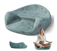 KONGQXIAA Cojín de Meditación Yoga & Zen - Espuma Memory Extra Gruesa - Soporte Espinal para Sentarse en el Suelo - Hogar, Tatami y Práctica Zen TurquoiseGreen