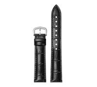 kongsou Correa De Cuero Genuino Para Reloj Tank Santos Dumont(Blacks,20mm)