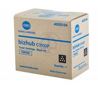 Konica Minolta Bizhub C 3100 P (TNP-50 K / A0X5154) - Cartucho de tóner original, color negro, 5.000 páginas