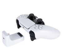 Konix Batería externa para mando DualSense PS5 - Indicador LED de carga - 10 modos de iluminación RGB - Negro