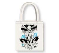 Konix Cerdà Marvel Spider-Man Tote Bag con asas largas - 36 x 39 cm - Poliéster y algodón - Blanco