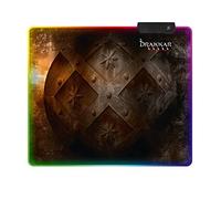 Alfombrilla konix drakkar prime rgb hetland con iluminación led/ 320 x 270 x 3 mm