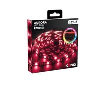 Konix Drakkar Banda luminosa LED gaming Aurora de 3 metros - Revestimiento adhesivo - 16 colores - Conexión USB