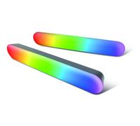 Konix Drakkar Barras de iluminación Gaming LED Flame - Iluminación RGBIC - Sincronización Musical - Integración domótica Tuya - Altura 30 cm