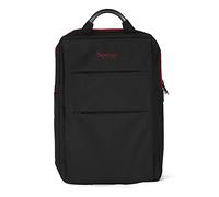 Konix Drakkar Bjorn Mochila de Transporte y protección para PC portátil de 15" - 30 x 12 x 46 cm - Volumen 12 l - Negro y Rojo