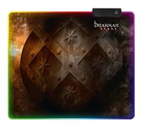 Konix Drakkar Alfombrilla de ratón gaming Hetland 32x27 cm - RGB 7 colores - Diseño vikingo