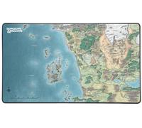 Konix Dungeons & Dragons Alfombrilla de ratón Gaming XXL 80 x 46 cm - Base Antideslizante - Diseño Mapa de Faerûn