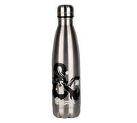 Konix Dungeons & Dragons Botella térmica - Acero inoxidable - 500 ml - Diseño logo silver