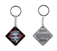 Konix Dungeons & Dragons Llavero - Diseño Mimic - Negro y rojo