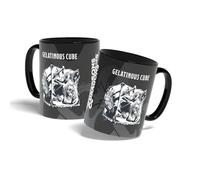 Konix Dungeons & Dragons Taza de cerámica - 320 ml - Diseño Gelatinous Cube - Negro y blanco
