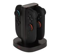 Konix Estación de Carga para 2 Pares de mandos Joy-con Nintendo Switch 2 - Indicador de Carga LED - Conexión USB Tipo A - Negro