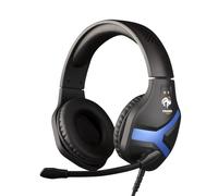 Konix FFF Auriculares Gaming Nemesis PS4, PS5, Switch, Xbox One y Series X|S - Micrófono 45° - Cable 1,5 m - Conector Jack 3,5 mm - Negro y Azul