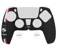 Konix FFF Caracasa Protectora para Mando DualSense PS5 - Silicona - Apoya Pulgares - Negro