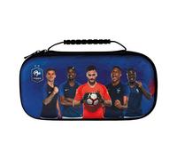 Konix FFF Funda de protección y Transporte Nintendo Switch, Switch Lite y Switch OLED - Almacenamiento 8 Juegos - Diseño Equipo de Francia de fútbol