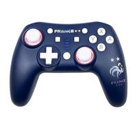 Konix FFF Mando inalámbrico Snow para Nintendo Switch y Switch 2 - Autonomía 12 h - Bluetooth 5.0 de 10 m - Funciones Turbo y Auto - Iluminación RGB - Azul