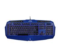 Konix FFF Teclado Gaming con Cable de Membrana AZERTY - Anti-ghosting 26 Teclas - Retroiluminación - Azul