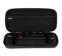 Konix Funda Protectora y de Transporte Carry Bag Consola Nintendo Switch 2 - Bolsillo de Malla para Accesorios - 8 Compartimentos para Juegos - Negro