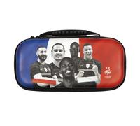 Konix Funda Protectora y Funda de Transporte FFF para Consola Nintendo Switch, diseño de Benzema, Griezmann, Pogba, Mbappé, Kanté