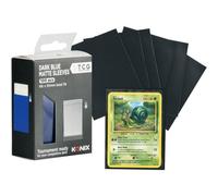 Konix Fundas Mate Para Cartas Tcg 66 X 91 Mm Azul Oscuro (pack 100) Sin Ácido, Acabado Antirreflejos