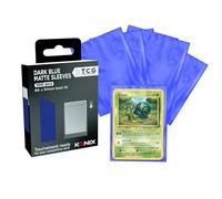 Konix fundas protectoras Dark Blue Matte Sleeves 66 x 91 mm - competición - 100 unidades - compatibles con Magic: The Gathering, Pokémon - plástico - azul oscuro