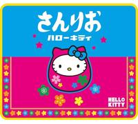 Konix Hello Kitty Alfombrilla de ratón Gaming 32 x 27 cm - Superficie de Microfibra antiderrapante - Caucho - Motivo japonés