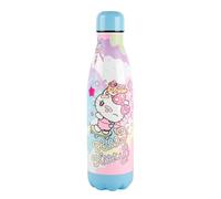 Konix Hello Kitty Botella isotérmica - Acero inoxidable - 500 ml - Diseño skateboard - Azul