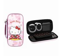 Konix Hello Kitty Funda protectora y de transporte para consola Nintendo Switch 2 - Almacenamiento para accesorios y 8 juegos - Diseño 3D - Rosa