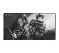 Konix Jujutsu Kaisen Alfombrilla de ratón Gaming XXL 90 x 46 cm - Base Antideslizante de Caucho - Diseño Yuji y Megumi