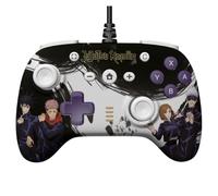 Konix Jujutsu Kaisen Mando con cable para Nintendo Switch, Switch 2 y PC - Función de vibración - Cable de 3 m - Negro