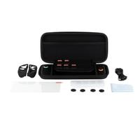 Konix Kit de accesorios gaming Starter Kit Nintendo Switch 2 - Funda - 4 grips para pulgares - Cristal templado - Caja para 9 juegos - Auriculares