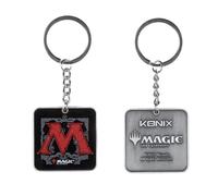 Konix Magic The Gathering Llavero - Diseño logo M - Negro y rojo