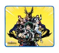 Konix My Hero Academia Alfombrilla de ratón Gaming 32 x 27 cm - Base Antideslizante - Superficie de Silicona 3D - Amarillo