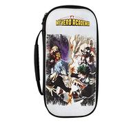 Konix My Hero Academia Funda de protección y Transporte para Nintendo Switch, Switch Lite y Switch OLED - 8 Juegos - Diseño My Hero Academia - Blanco