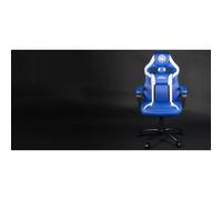 Konix - My Hero Academia KX MHA GAMING CHAIR Silla para videojuegos universal Asiento acolchado Azul, Blanco