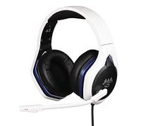 Konix Mythics Auriculares Gaming con Cable Hyperion PS5 - Altavoces de 50 mm - Micrófono - Cable de 1,5 m - Conector Jack de 3,5 mm - Blanco y Negro