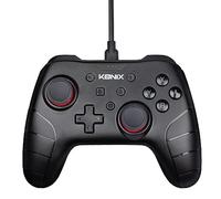 Konix Mythics Mando con cable para Nintendo Switch, Switch 2 y PC - Función de vibración - Cable de 3 m - Negro