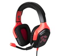 Konix Naruto Shippuden Auriculares Gaming con Cable para PS4, PS5, Switch, Xbox One y Series X|S - Micrófono - Cable de 1,5 m - Conector Jack de 3,5 mm - Diseño de Akatsuki