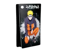 Konix Naruto Shippuden Carcasa Protectora para Consola PS5 Slim - Silicona - Antigolpes - Antirayaduras - Motivo Naruto - Negro