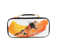 Konix Naruto Shippuden Funda Protectora y de Transporte Consola Nintendo Switch 2 - Almacenamiento para Accesorios y 8 Juegos - Diseño Naruto - Blanco