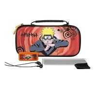 Konix Naruto Shippuden Kit accesorios gaming Starter Kit Jutsu Nintendo Switch, Switch Lite y Switch OLED - Funda - Estuche para juegos - Auriculares
