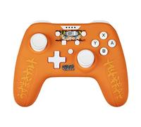 Konix Naruto Shippuden Mando con cable para Nintendo Switch, Switch OLED y PC - Función de vibración - Diseño de Naruto - Cable de 3 m - Naranja