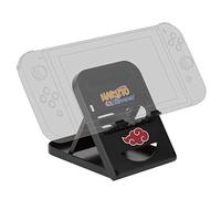 Konix Naruto Shippuden Soporte Stand - para Nintendo Switch, Switch 2, Smartphones y tabletas - Posición Ajustable - Diseño Akatsuki - Negro y Rojo
