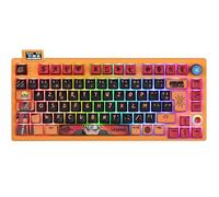 Konix Naruto Shippuden Teclado mecánico AZERTY con Cable/inalámbrico - Edición Pro Collector numerada - Iluminación LED RGB - Motivo Modo Ermitaño