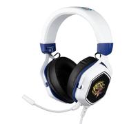 Konix One Piece Casque Gaming filaire 7.1 pour PC - Haut-parleurs 50 mm - Microphone - Câble USB 2 m - Rétroéclairage - Motif Luffy - Blanc