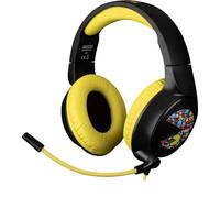 Konix Pac-Man Auriculares Gaming circumaurales con Cable PC, PS5, Switch 2 y Xbox - Micrófono 45° - Cable de 1,5 m - Jack 3,5 mm - Negro y Amarillo
