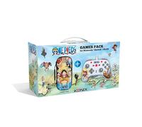 Konix Paquete de accesorios de juego One Piece para Nintendo Switch y Switch OLED, funda protectora, mando con cable
