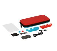 Konix Paquete de accesorios para juegos Mythics para Nintendo Switch Starter Kit, funda de vidrio templado, funda para juegos, auriculares, soporte para el pulgar