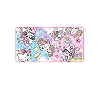Konix Hello Kitty Alfombrilla de ratón Gaming XXL 90 x 46 cm - Superficie de Microfibra Antideslizante - Caucho