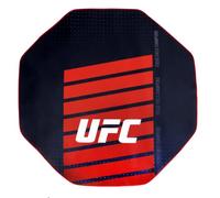 Konix UFC Gaming Floor Mat 98 x 98 cm para Silla de Oficina - Revestimiento Antideslizante - Negro y Rojo